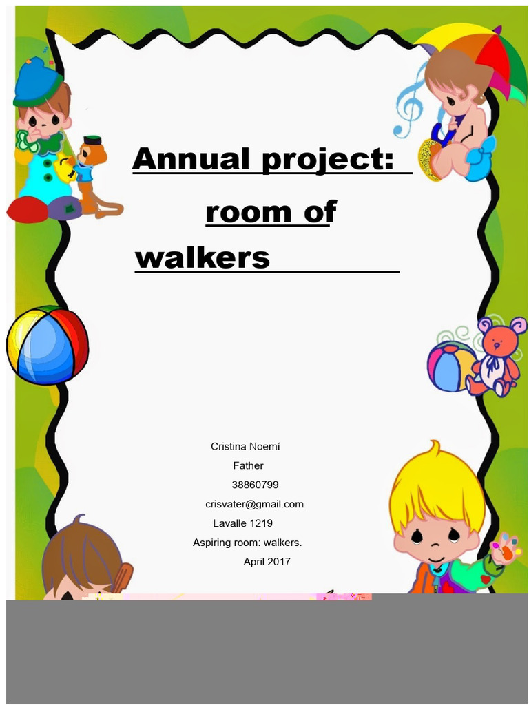 Early Childhood Education Project for Walkers | PDF | Nonverbal ...