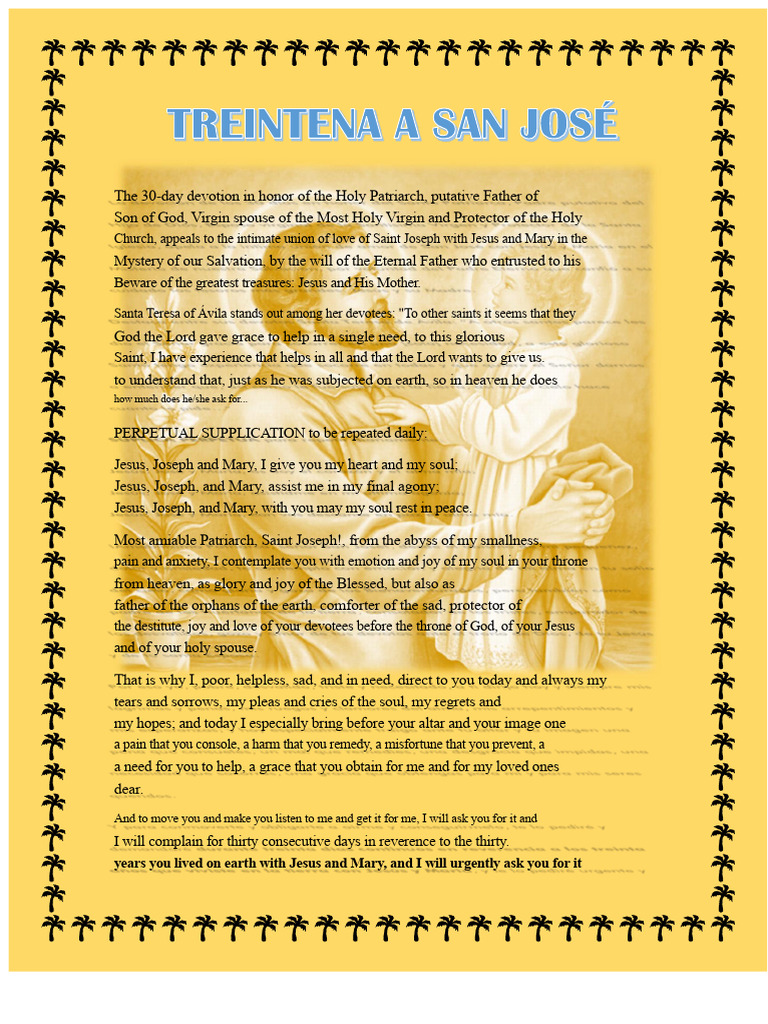 30-Day Devotion to Saint Joseph | PDF | Saint Joseph | Mary, Mother Of ...