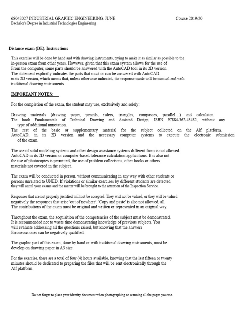 Industrial Graphic Engineering Exam Guide | PDF | Zip (File Format ...
