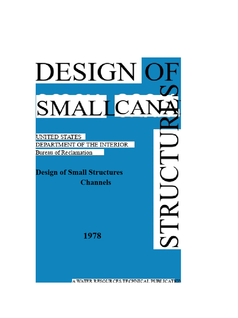 Small Channel Structure Design Guide | PDF | Concrete | Irrigation