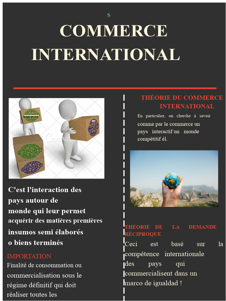 Théorie et barrières du commerce international | PDF
