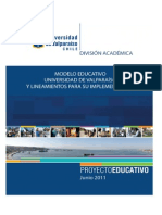 Proyecto Educativo Uv (Docto. de Trabajo) - 1