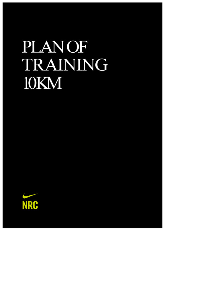 Nike Run Club 10k Training Plan | PDF