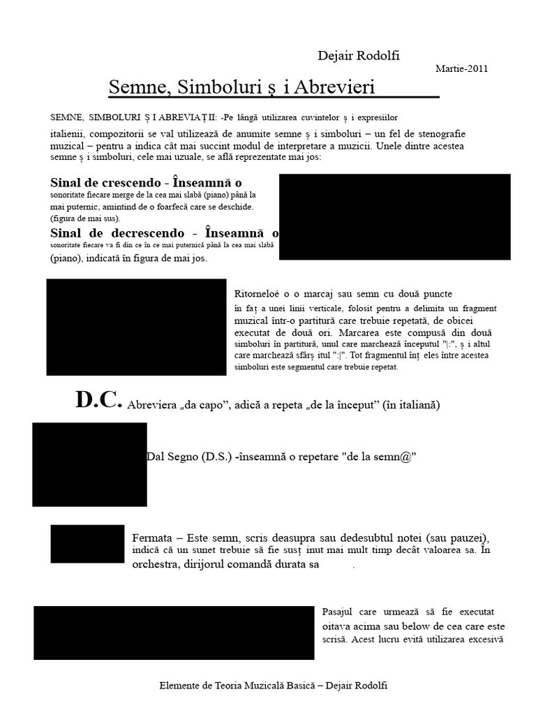 Simboluri Semne Abrevieri | PDF