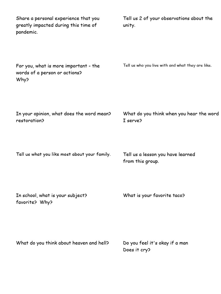UnGame Reflection Questions PDF | PDF