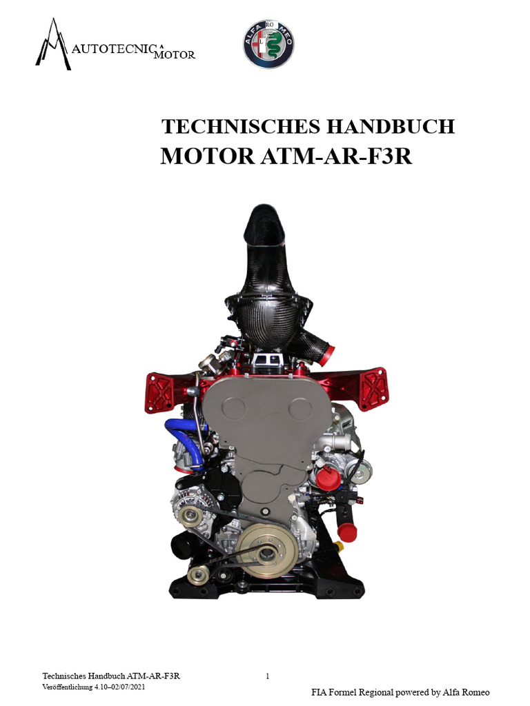 F3R TechnischesHandbuchMotorF3R v4.10 | PDF