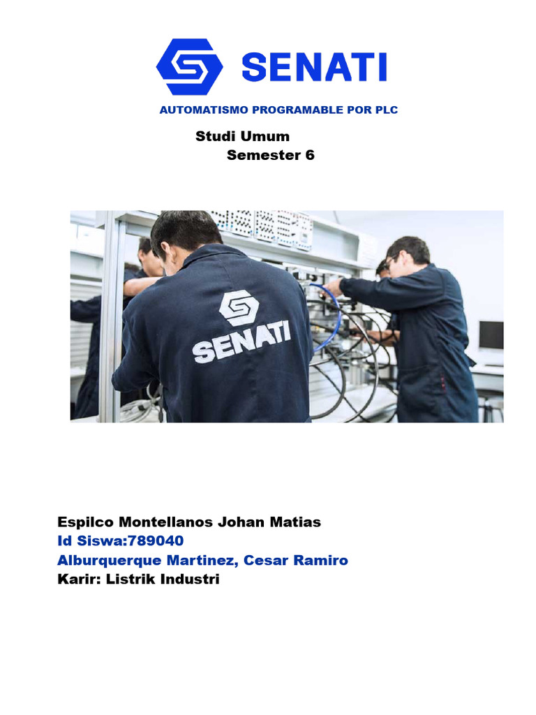 Supervisi Pompa Alternatif dengan PLC SCADA | PDF
