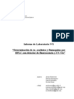 Determinación de Ácido Oxolínico y Flumequina Por HPLC Con Detector de Fluorescencia y UV-Vis