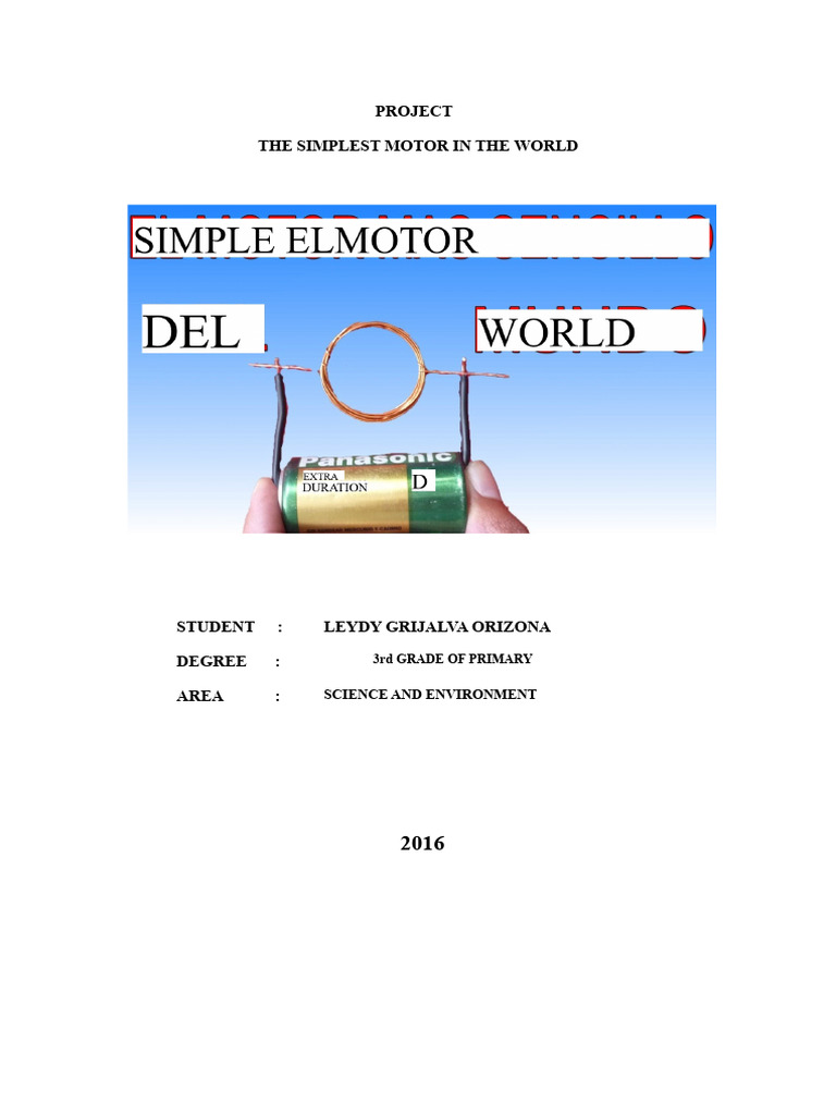 The Simplest Engine in The World | PDF