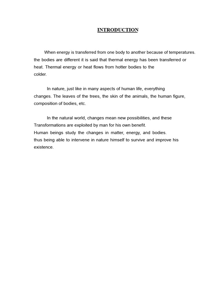 Changes Due To The Action of Heat | PDF | Heat | Heat Transfer