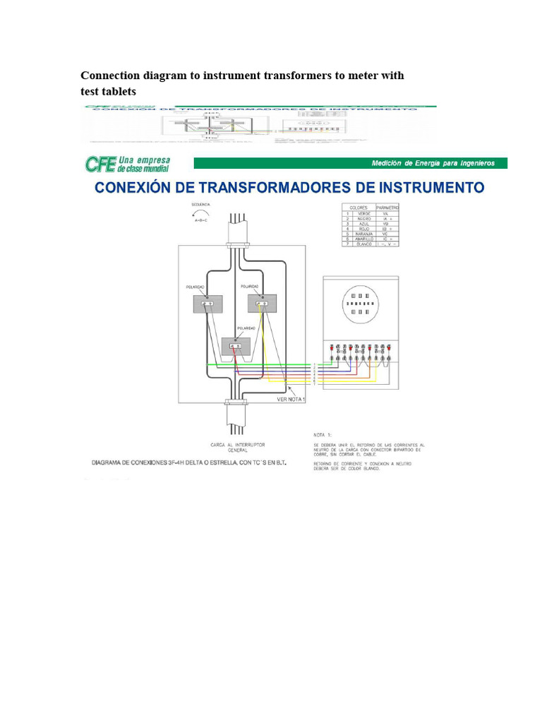 Instrument Transformer Connection Guide | PDF