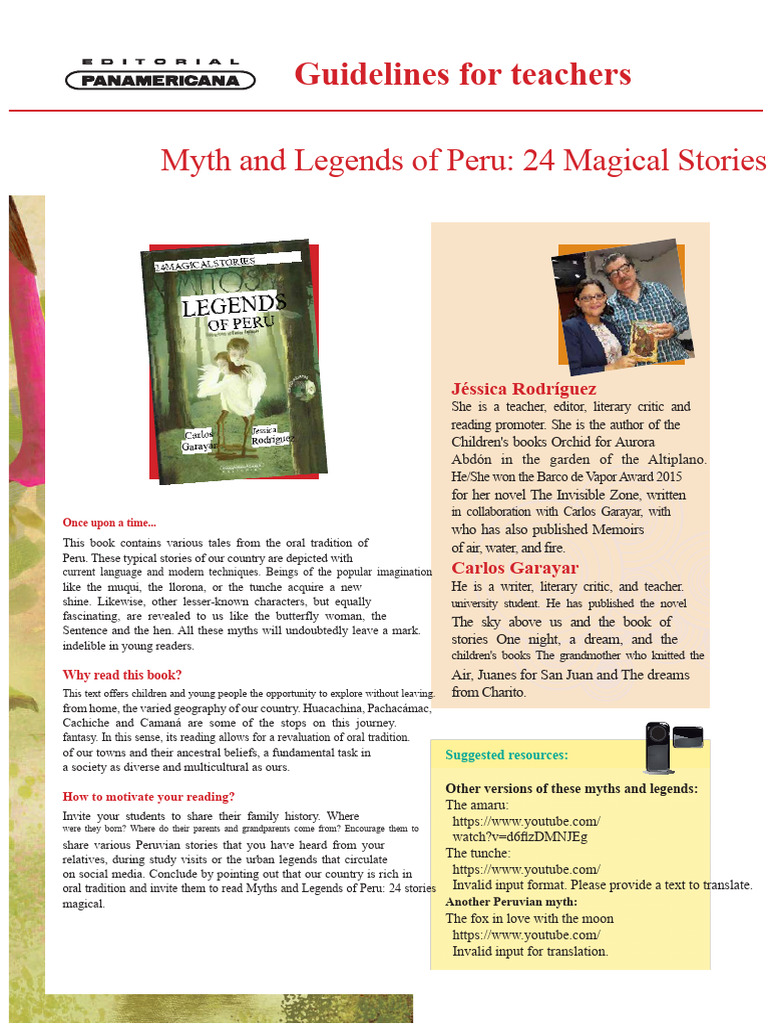 SEC - 17 - Myths and Legends of Peru - 24 Magical Stories | PDF | Legends