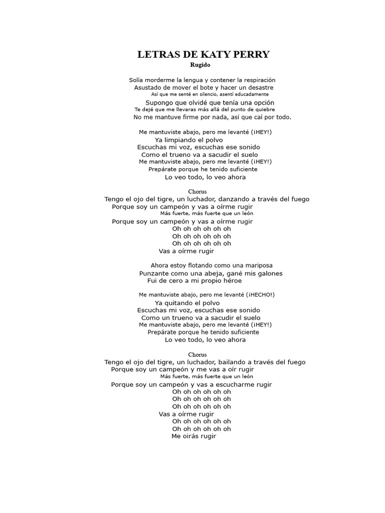 Letras de 