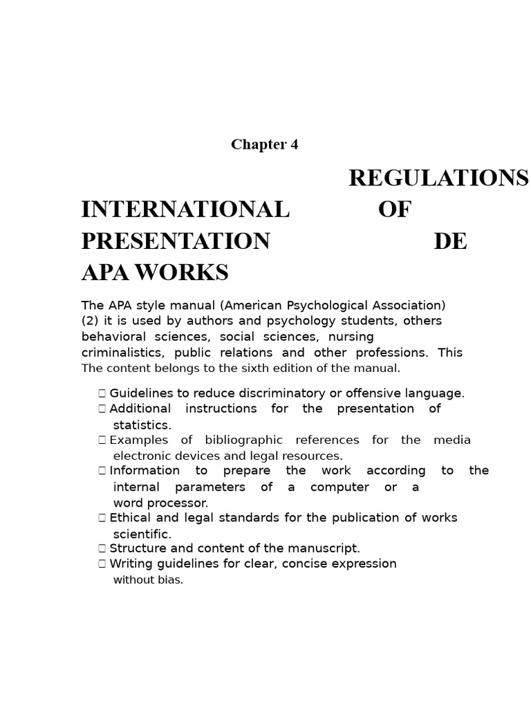 APA Style Guidelines Overview | PDF | Apa Style | Citation