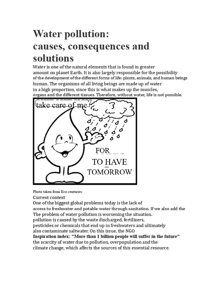 Water Pollution: Causes, Effects, Solutions | PDF | Water Pollution | Water