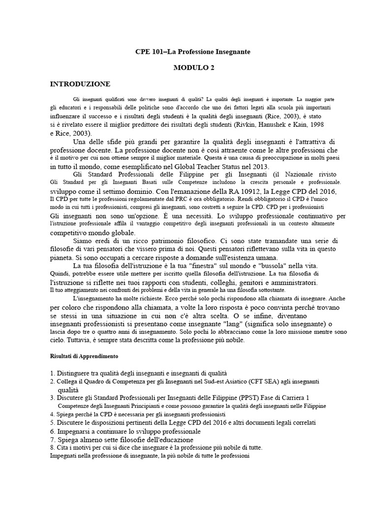 CPE 101 Modulo 2 | PDF