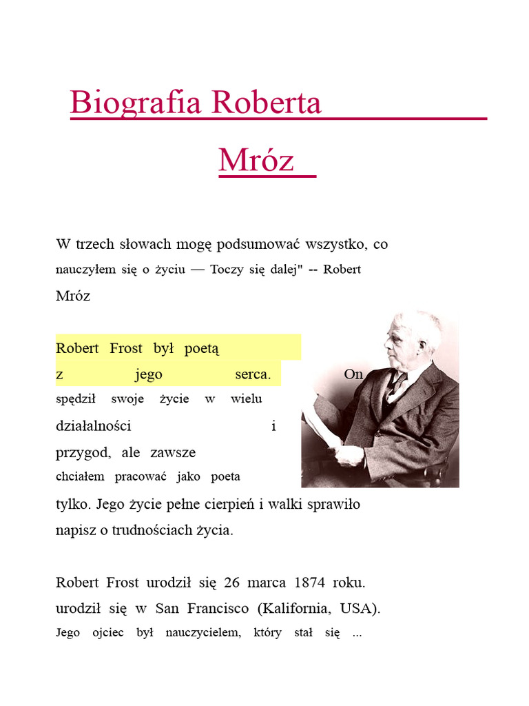 Robert Frost | PDF