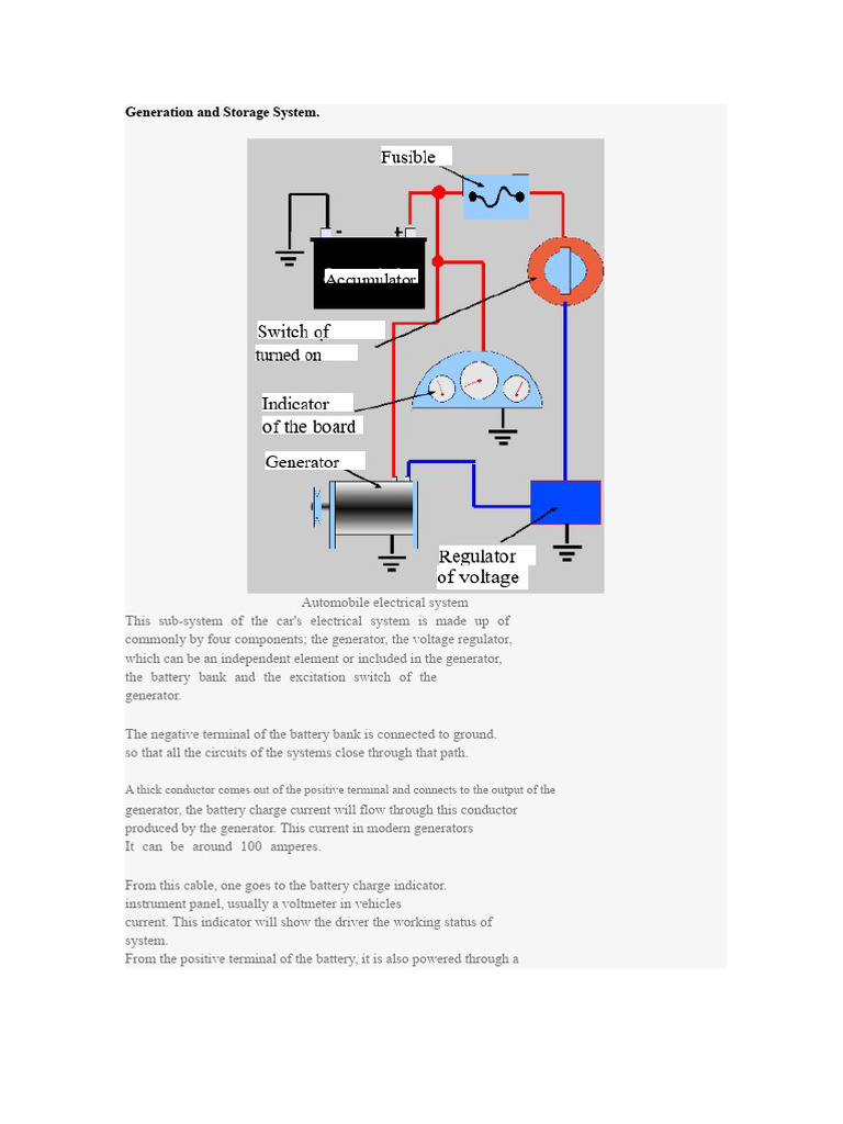 Generation and Storage System | PDF