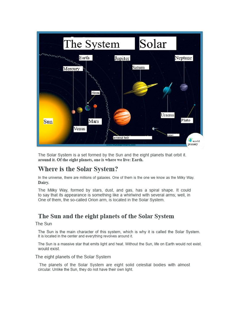 Overview of the Solar System Planets | PDF | Planets | Solar System