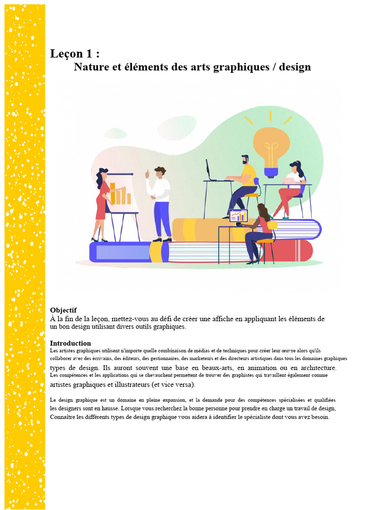 Introduction au design graphique et ses éléments | PDF | Graphisme ...