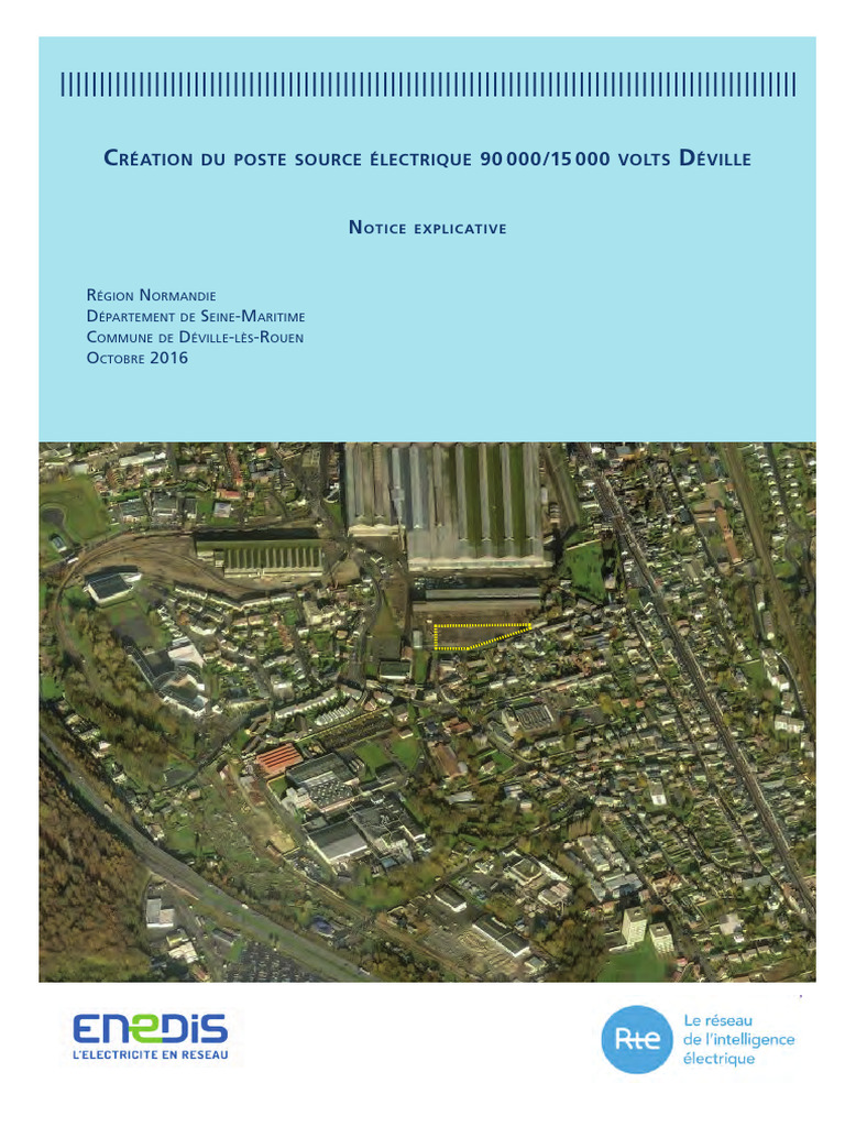 Poste source électrique 90/15 kV Déville | PDF | Réseau électrique ...