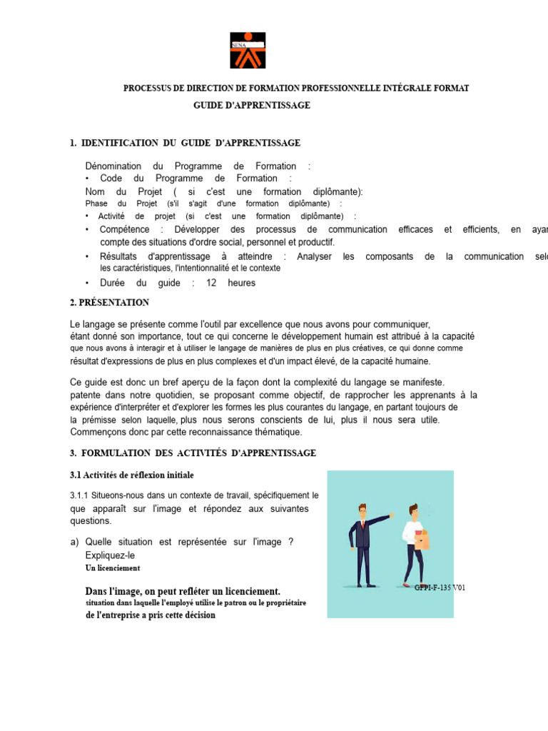 Guide de Formation en Communication Efficace | PDF | Apprentissage ...