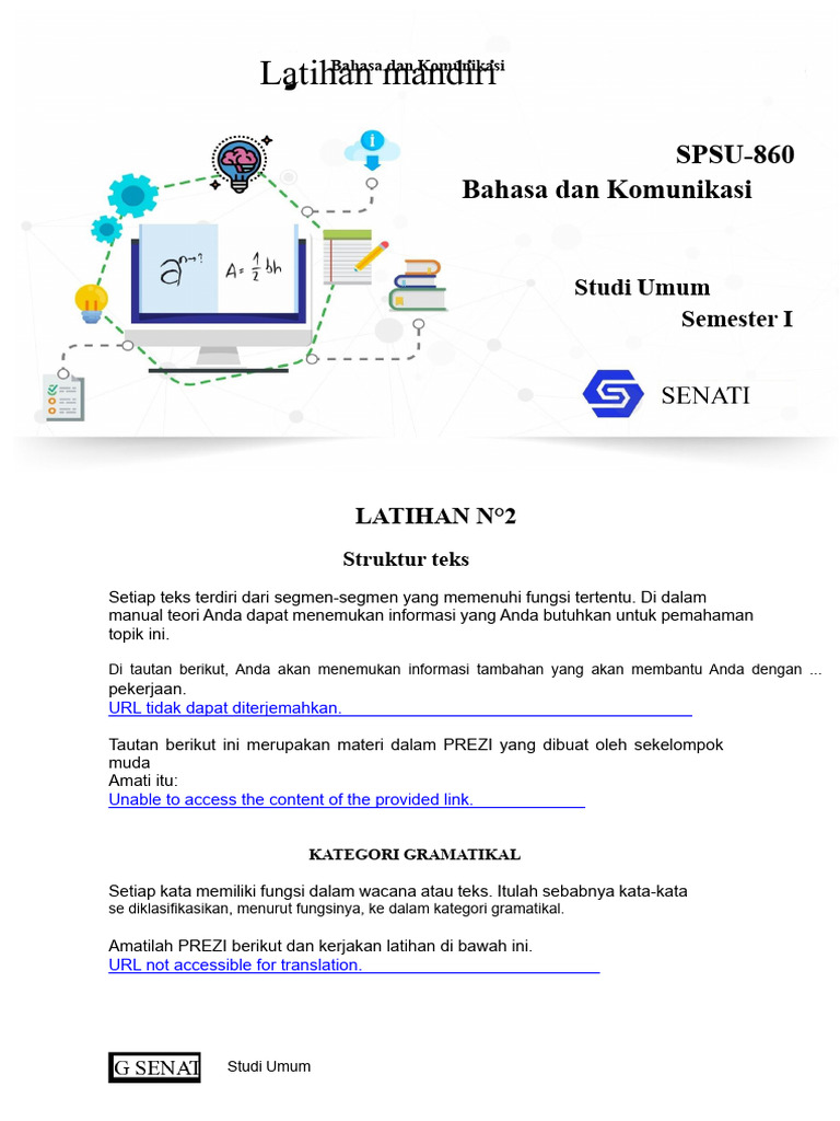 Spsu-860 Latihan U002 | PDF
