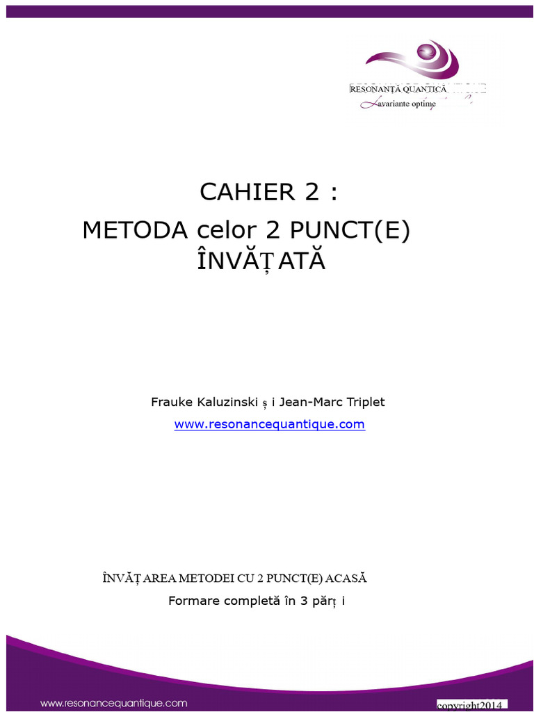Caiet 2 Metoda Celor 2 Puncte Predată 598fbc111723dd14f0c929e3 | PDF