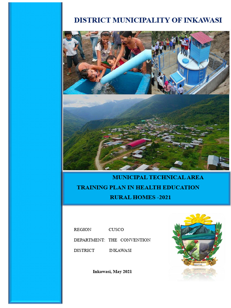 Training Plan For Rural Homes in Health Education 2021 | PDF ...