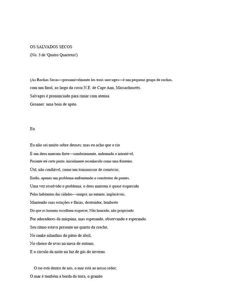 Reflexões sobre o Mar e o Tempo | PDF | Tempo | Oração