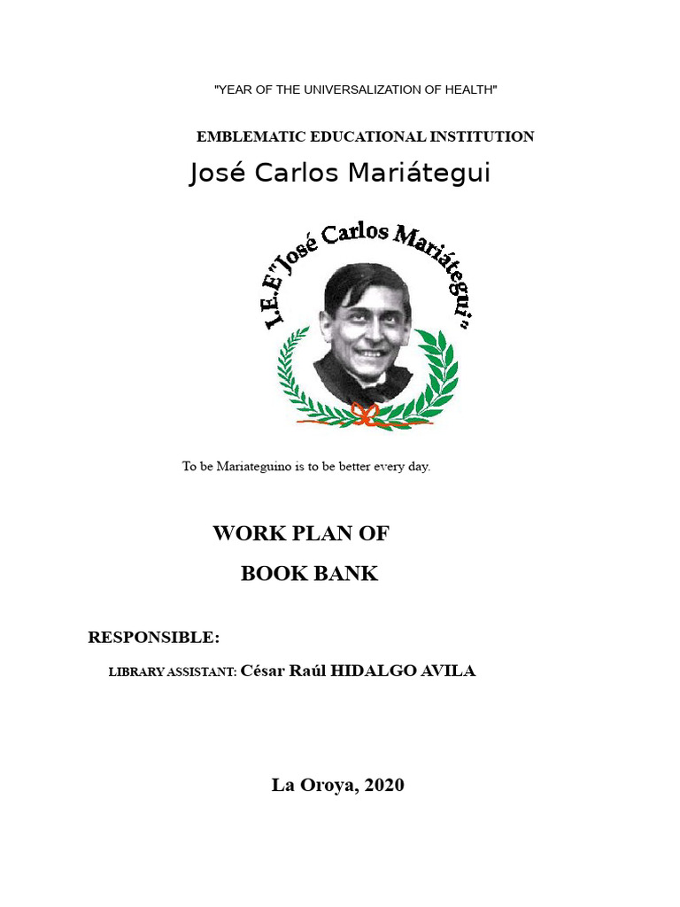 2020 Book Bank Plan for Education | PDF | Teachers | Classroom