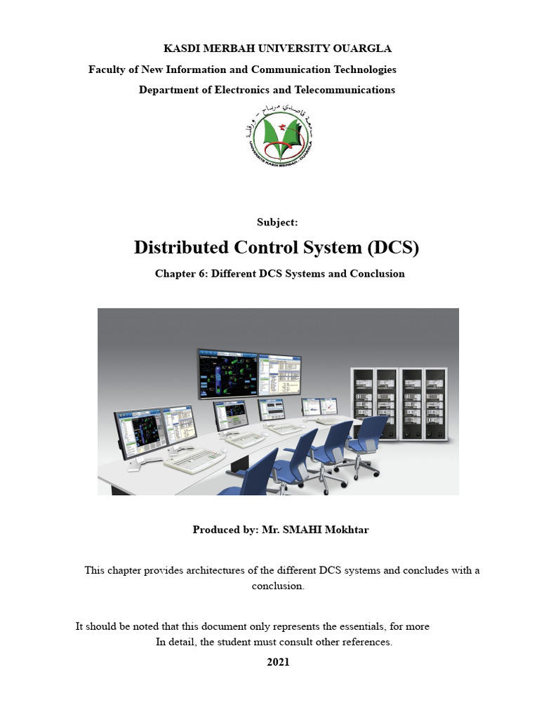 Overview of Distributed Control Systems | PDF | Computing