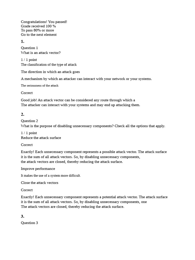Benefits of Disabling Unused Components | PDF | Malware | Security