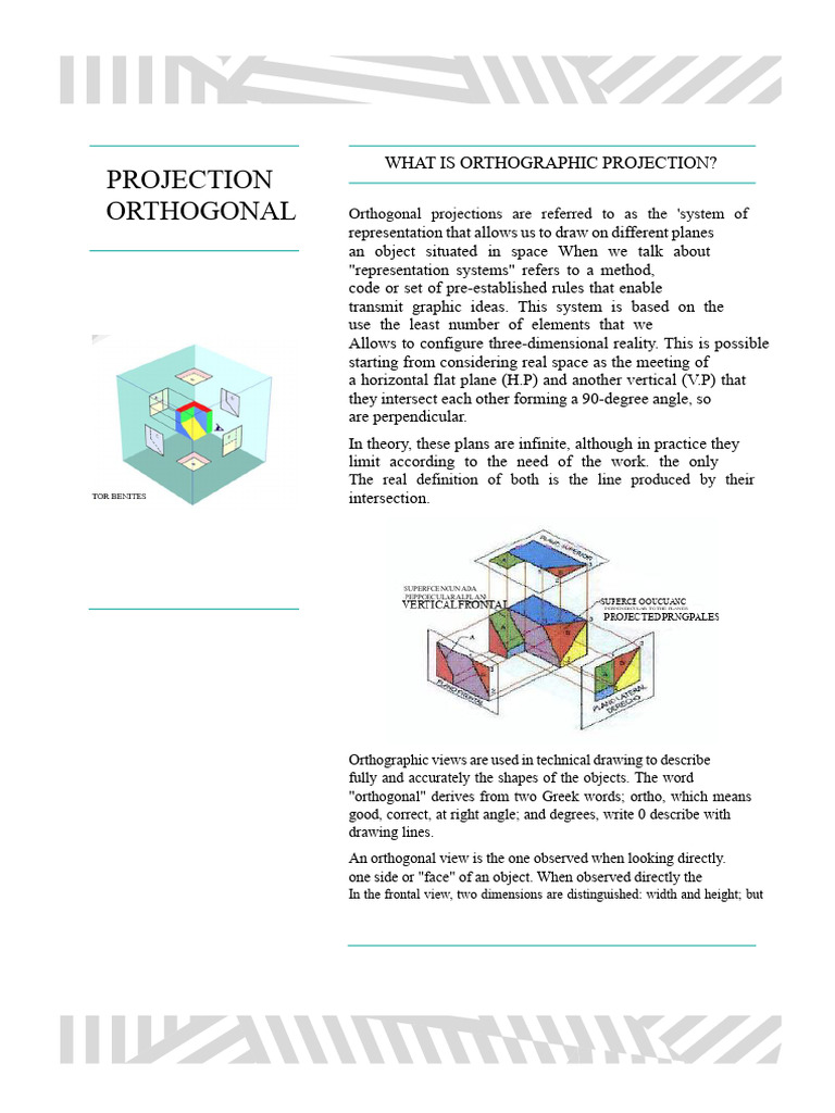 Understanding Orthographic Projection | PDF | Geometry | Mathematical ...