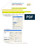 Tutorial Configuracion y Ejercicios Basicos de AutoCAD 2D