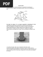 Types and Functions of Base Plates | PDF | Column | Bending