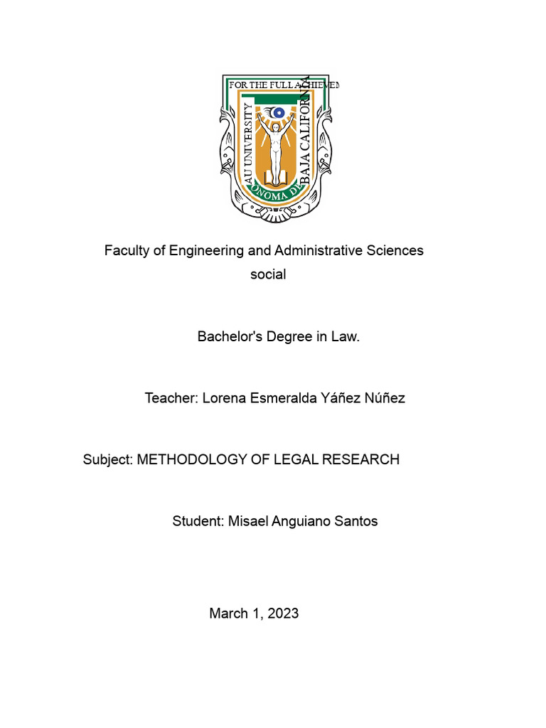 Scientific Method and How It Relates To Legal Science | PDF ...