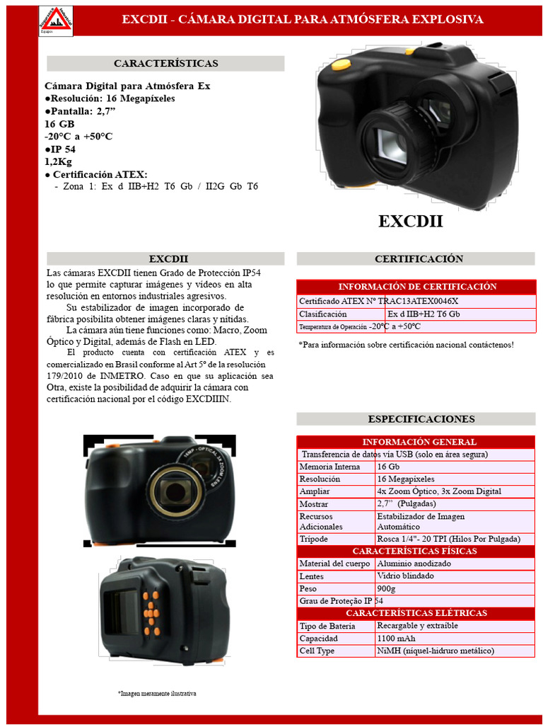 Excdii - Cámara Ex | PDF | Cámara digital