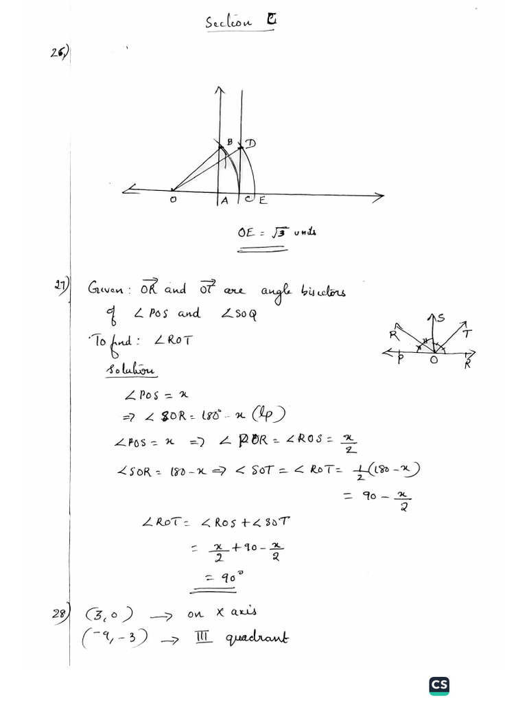 Sample Paper 1 - Sec C& D Answer Key | PDF