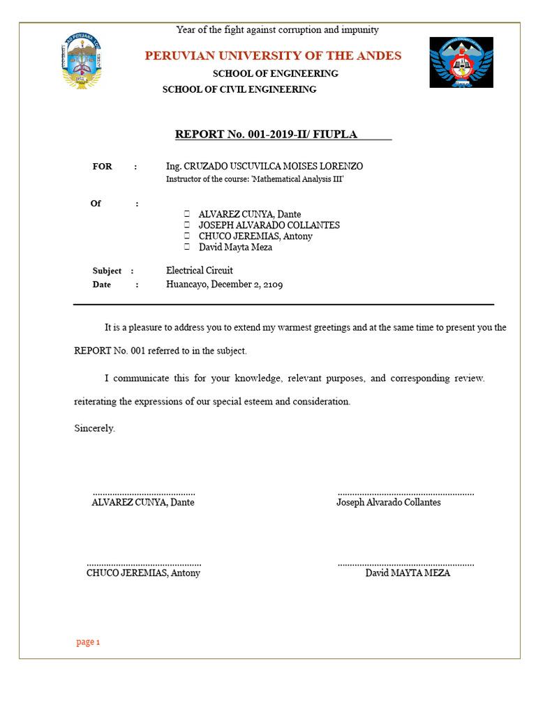 Report On A Series and Parallel Electrical Circuit | PDF | Electric ...