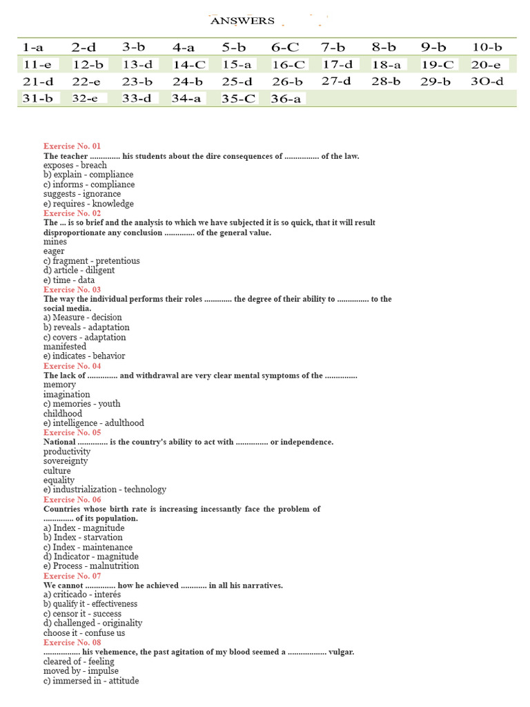Incomplete Sentences | PDF