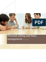 Personal Selling and Sales Management