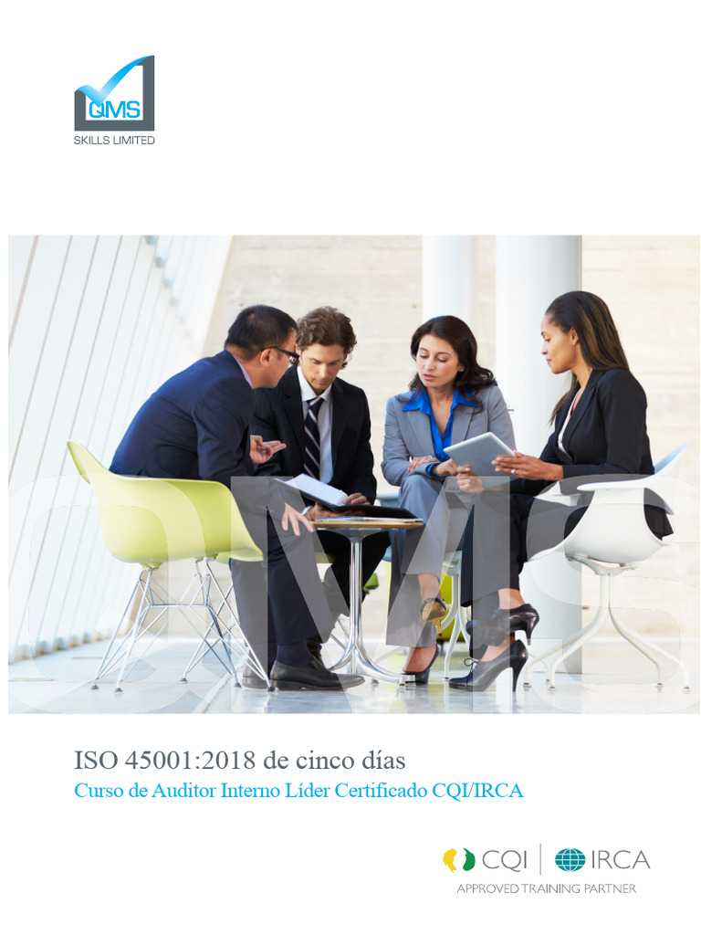 Curso Auditor Interno ISO 45001:2018 | PDF | Auditoría | Seguridad y ...