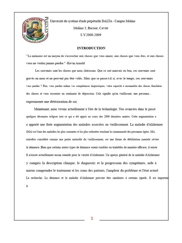 Comprendre la maladie d'Alzheimer | PDF | Maladie d'Alzheimer | Démence