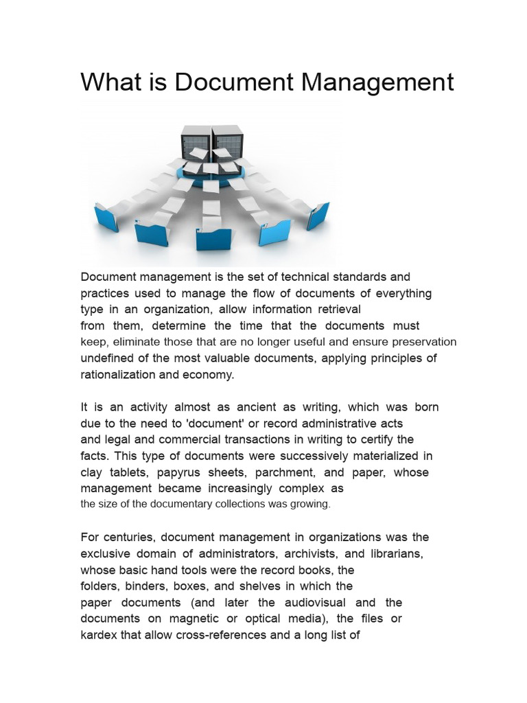 Understanding Document Management Systems | PDF | Information | Databases