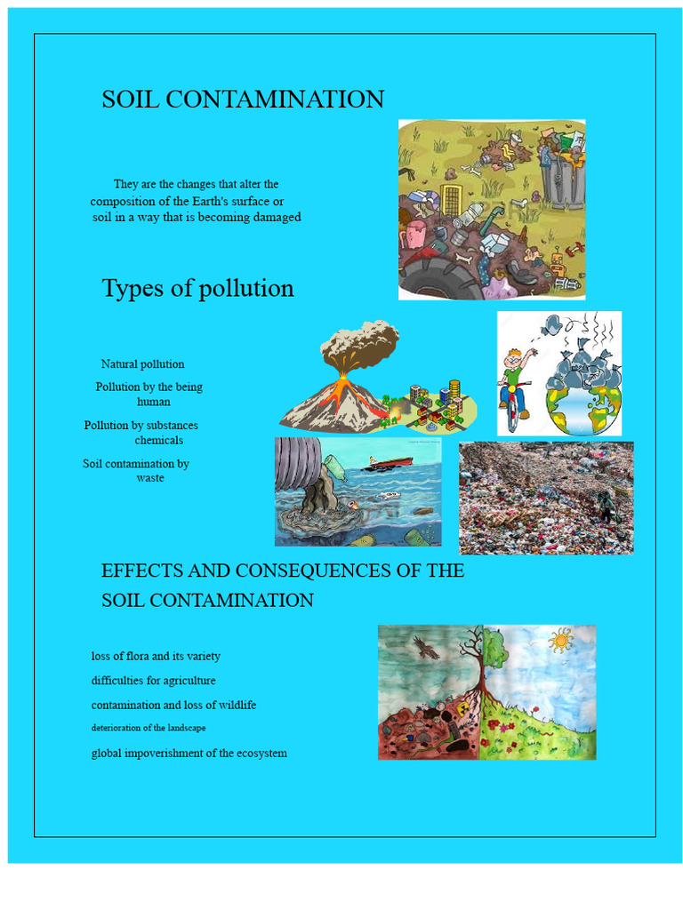 SOIL POLLUTION Infographic | PDF
