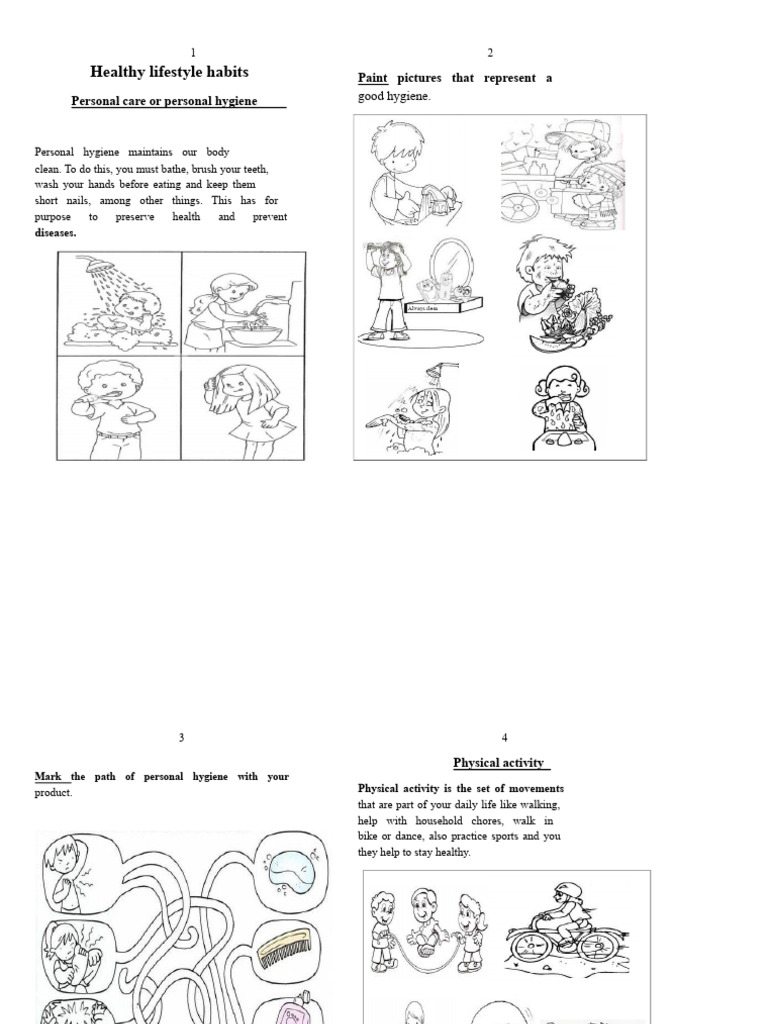Guides To Healthy Living Habits | PDF | Healthy Diet | Hygiene
