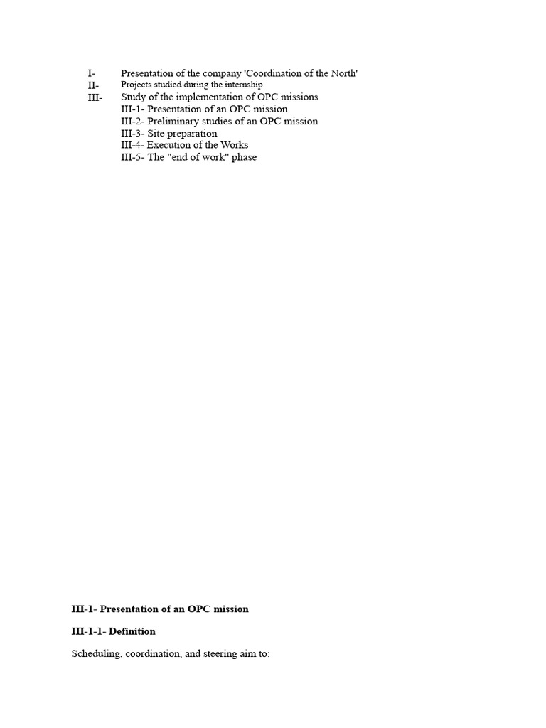 OPC Mission in Construction Projects | PDF | Project Management