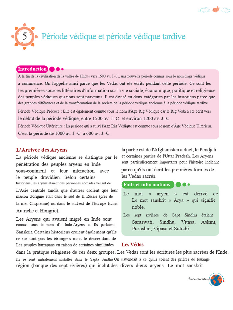 Ch-5 Période Védique Et Période Védique Tardive | PDF | Véda ...