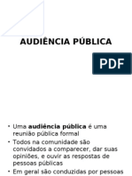 Audiência Pública